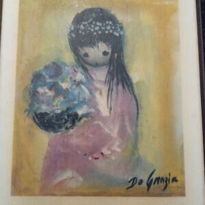 Degrazia print on wood